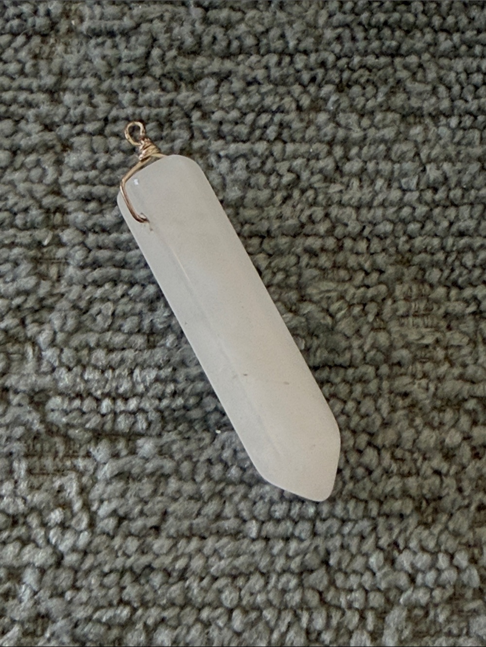 Milky Quartz Point Pendant